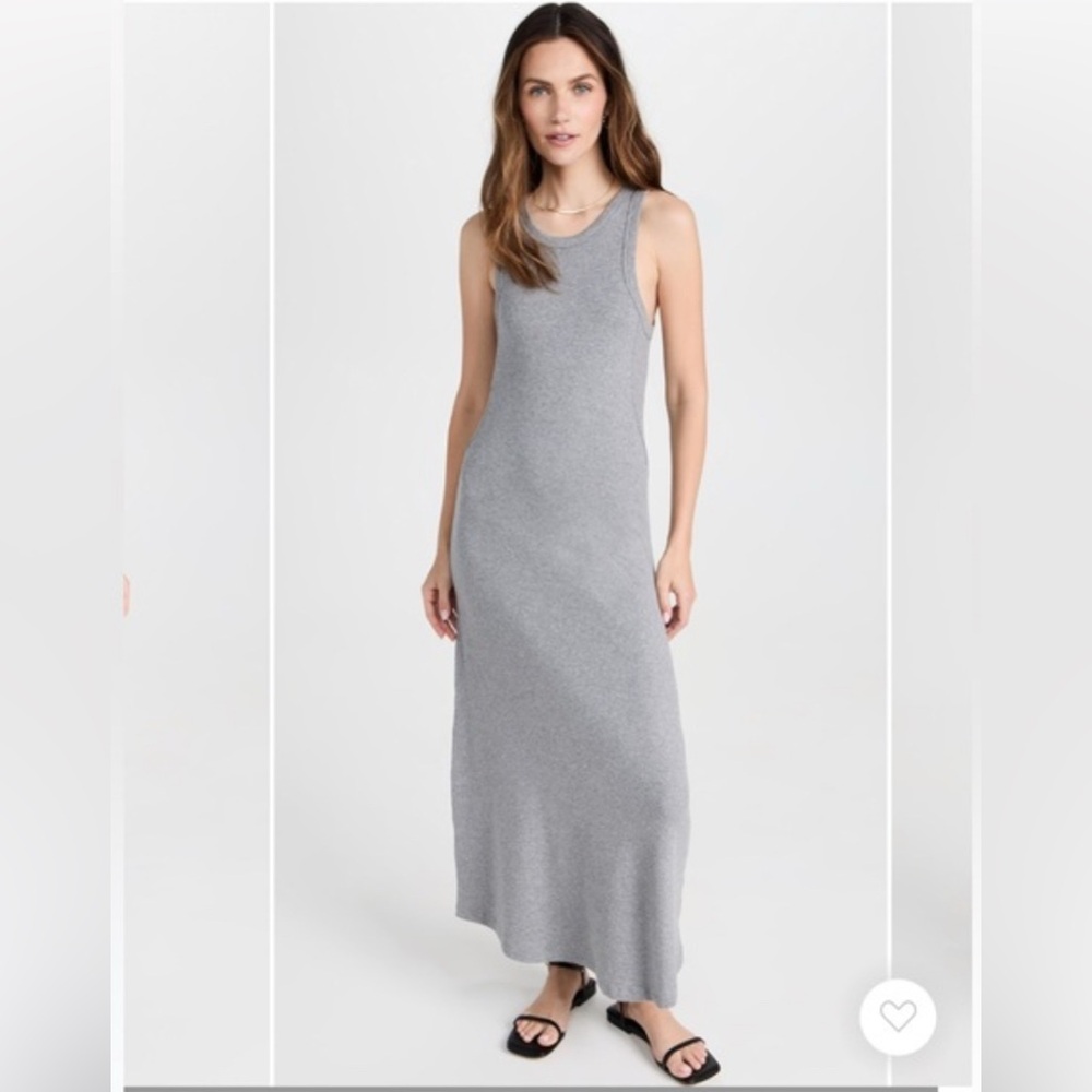 AYR Metro Sleeveless Charcoal Midi Dress NWOT Medium